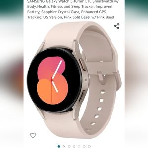 Samsung watch and charger